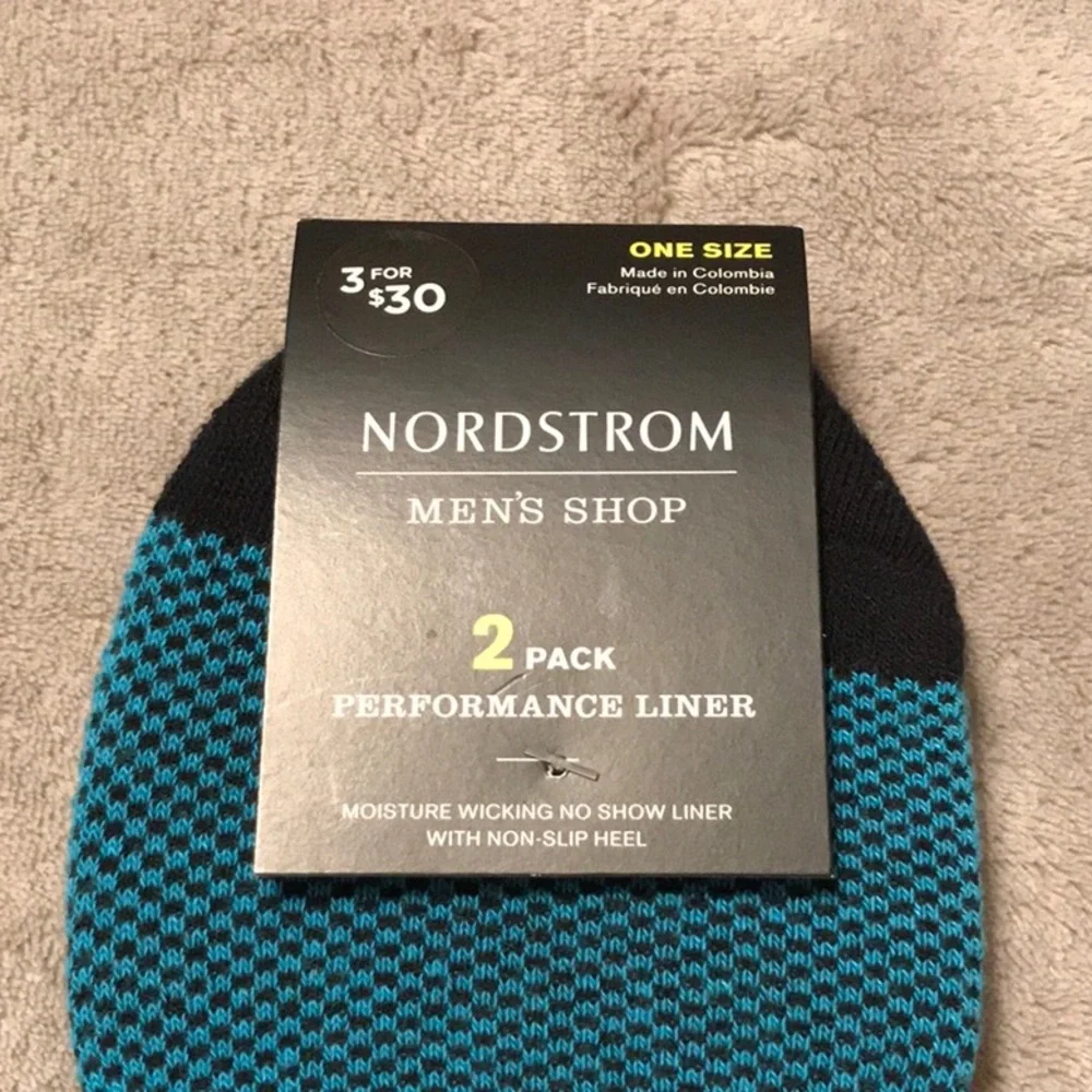 Nordstrom Men's Shop 2 Pack Performance Liner Socks